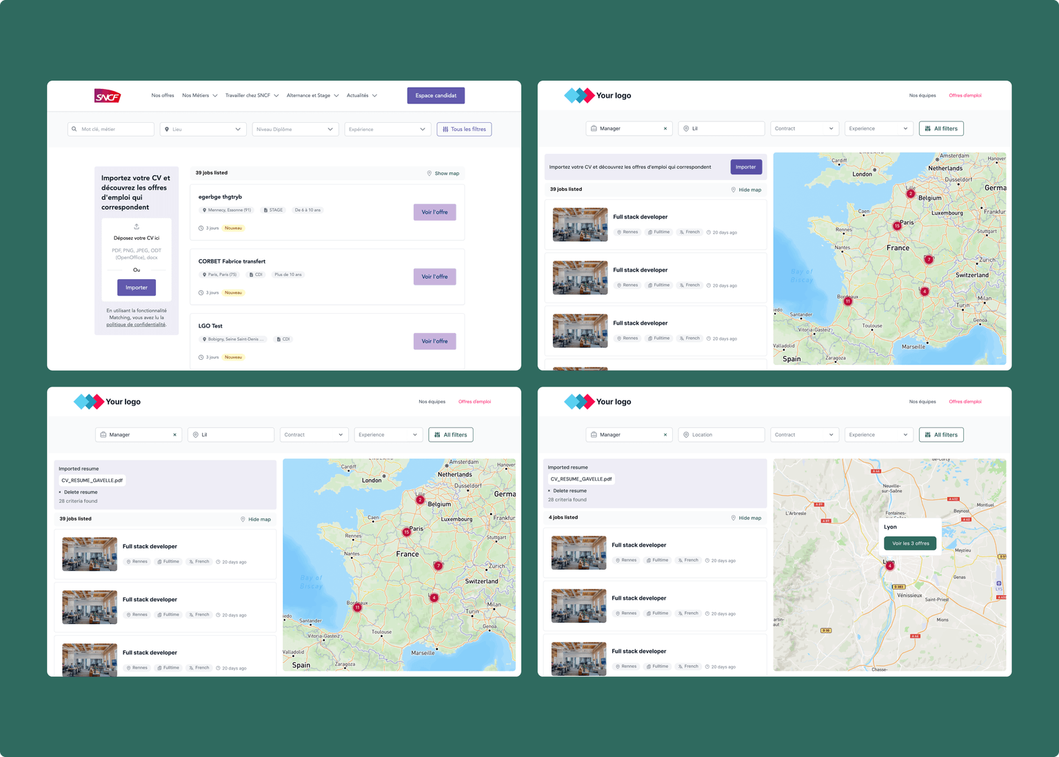 Job Matching Features
