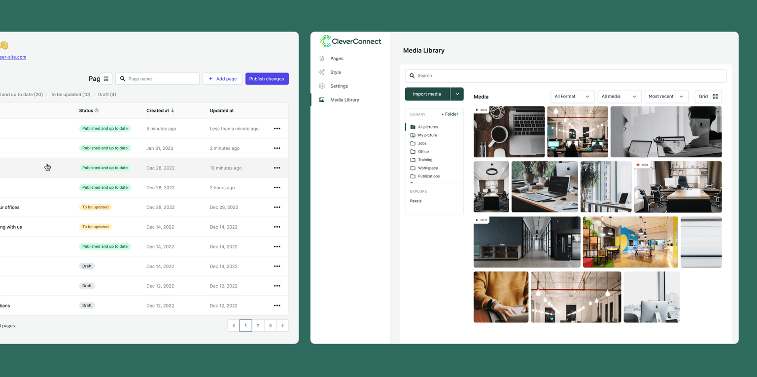 Media Library Interface