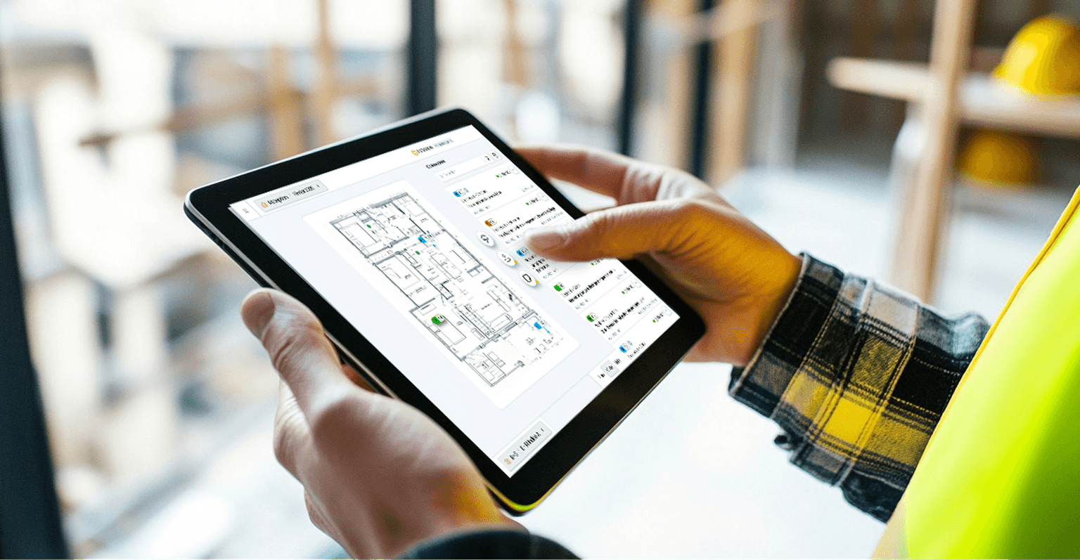 Construction site and project view