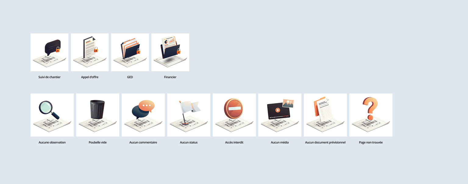 Marketing and product illustration